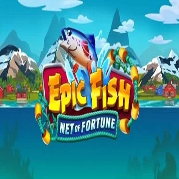 Slots logo of Epic Fish Net of Fortune from Quickspin at Lemon Casino