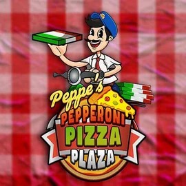 Peppe’s Pepperoni Pizza Plaza logo by Pragmatic Play at Lemon Casino